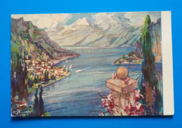 MOLTRASIO - HOTEL VILLA REGINA - DISEGNO DI CODOGNATO. - Como