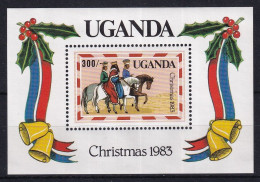 MiNr. 394 (Block 44) Uganda 1983, 12. Dez. Weihnachten - Postfrisch/**/MNH - Uganda (1962-...)