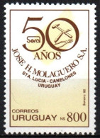 1992 Uruguay Shoemaker Tools Clamp Hammer Jose H Molaguero S.A #1442 ** MNH - Uruguay