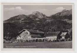 39045831 - Bayrischzell Mit Gasthof Zur Post Und Wendelstein. Ungelaufen. Sehr Gute Erhaltung. - Bad Wiessee