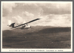 1935  --  VOL A VOILE AU CAMP DE LA BANNE D ORDANCHE . AVIATION . 4B251 - Non Classés