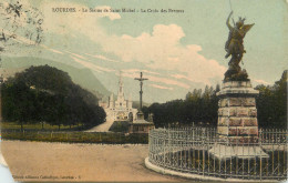 Postcard France Lourdes Saint Michel Statue - Lourdes