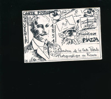 Carte Postale Souvenir Dominique Piazza Inventeur CP Photographique France - Correspondance Philatélique Marseille 1991 - Personnages Historiques