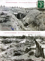 LE FRONT DE CHAMPAGNE 2 CARTES - Guerre 1914-18