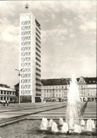 71956152 Neubrandenburg Hochhaus Karl Marx Platz Springbrunnen Neubrandenburg - Neubrandenburg