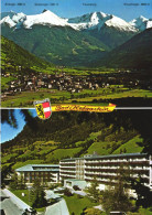 BAD HOFGASTEIN, SALZBURG, MULTIPLE VIEWS, ARCHITECTURE, MOUNTAIN, EMBLEM, CAR, AUSTRIA, POSTCARD - Bad Hofgastein