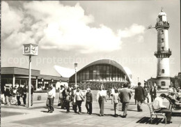 71956025 Warnemuende Ostseebad Konsum Gaststaette Teepott Und Leuchtturm Strandp - Rostock