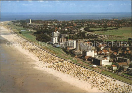 71955982 Duhnen Nordsee Strand Fliegeraufnahme Altenbruch - Cuxhaven