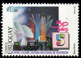 1993 Uruguay State Television Channel 5  #1473 ** MNH - Uruguay