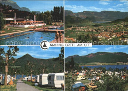 71955951 Kalterer See Suedtirol Camping Gretl Am See Schwimmbad Panorama Kaltern - Other & Unclassified