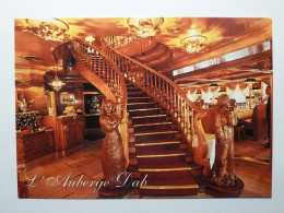 AUBERGE DAB - RESTAURANT / PARIS - AVENUE MALAKOFF - Escalier / Statue - Carte Publicitaire - Restaurants