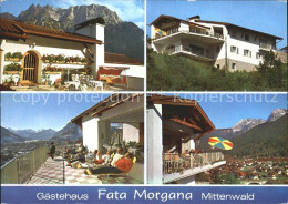 71955946 Mittenwald Bayern Gaestehaus Fata Morgana Terrasse Mittenwald - Mittenwald