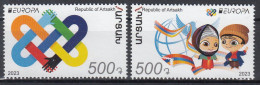 Armenia Karabakh 2023 EUROPA CEPT.PEACE – The Highest Value Of Humanity.Set 2 Stamps.MNH - 2023