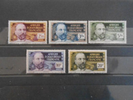 A.E.F. YT 58/62 LIOTARD* - Unused Stamps
