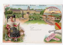 BADEN - KARLSRUHE * Chocolat  Cacao SUCHARD* Litho* 1901* - Karlsruhe