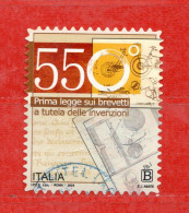 Italia °- 2024 -  PRIMA LEGGE SUI BREVETTI - 2021-...: Used