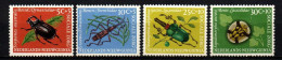 Nied. Neuguinea 1961 - Mi.Nr. 69 - 72 - Postfrisch MNH - Insekten Insects Käfer Beetles - Kevers