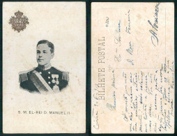 PORTUGAL - MONARQUIA [ 0100 ] -  S M, D MANUEL II REI DEPORTUGAL - Otros & Sin Clasificación