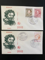Enveloppes 1er Jour "Pierre Paul Rubens" 03/05/1977 - 1098-1099-1100 - MONACO - FDC