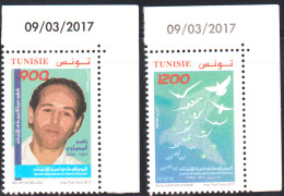2017 - Tunisie - Journée Nationale Pour La Liberté D'Internet - Série Complète 2 V Coin Daté - MNH***** - Tunisia