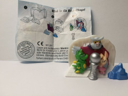 Kinder : 641057   Puzzle Tabaluga Drachenstark 2000-01 - Blick In Die Kristallkugel + BPZ - Steckfiguren