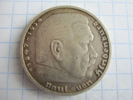 Germany 5 Reichsmark 1937 G Pos. A - 5 Reichsmark