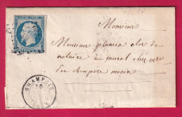 N°10 PC 716 CHAMPEIX PUY DE DOME POUR MUROL LETTRE - 1849-1876: Periodo Classico