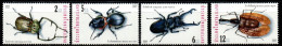 Thailand 2001 - Mi.Nr. 2090 - 2093 - Postfrisch MNH - Insekten Insects Käfer Beetles - Coléoptères