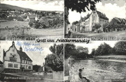 71954979 Niedermendig Koblenz Rathaus Denkmal Badeantalt Post Bahnstrasse Mendig - Autres & Non Classés