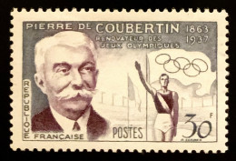 1956 FRANCE N 1088 - PIERRE COUBERTIN RÉNOVATEUR DES JEUX OLYMPIQUES - NEUF** - Unused Stamps