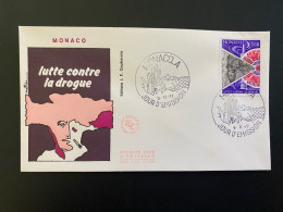 Enveloppe 1er Jour "Lutte Contre La Drogue" 09/11/1977 - 1118 - MONACO - FDC