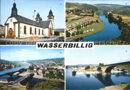 71954863 Wasserbillig Eglise Camping Vue Generale La Sure Et La Moselle - Sonstige & Ohne Zuordnung