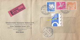 Express Brief  "Schweiz.Technischer Verband STV, Zürich"  (Markenabart)        1966 - Briefe U. Dokumente