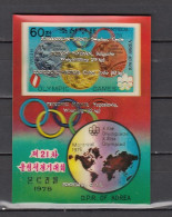 Olympia 1976:  Korea  Bl **, M.Aufdr. - Summer 1976: Montreal