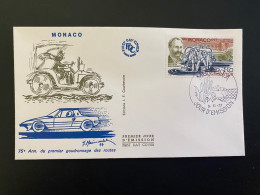 Enveloppe 1er Jour "Guglielminetti - 75e Anniversaire Du Premier Goudronnage Des Routes" 09/11/1977 - 1119 - MONACO - FDC