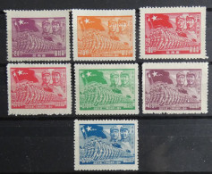 Lot De 7 Timbres Chine Armée Populaire - Sonstige & Ohne Zuordnung