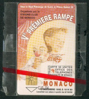 MONACO - CIRQUE / Culture - ENFANT AVEC MASQUE CLOWN - Ve Première Rampe - KIWANIS - Carte Téléphone MONACO Neuve (NSB) - Culture
