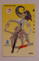 INDONESIE CULTURE - PANDAWA LIMA - BIMA - Masque Costume - Carte Téléphone TELKOM / Phonecard INDONESIA - Kultur