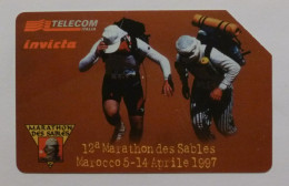 SPORT - MARATHON DES SABLES 1997 - MAROC / MAROCCO - Carte Téléphone Magnétique ITALIE / Phonecard TELECOM ITALIA - Sport