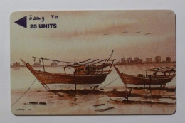 BATEAU / BARQUE - Peinture Koheji 1990 - Carte Téléphone BAHRAIN - Boten