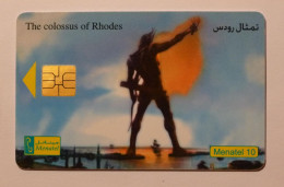 GRECE - COLOSSE DE RHODES - Statue D' HELIOS - DIEU - Carte Téléphone EGYPTE - Characters