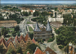 71954814 Luebeck Blick Vom Aussichtsturm St Petri Auf Das Holstentor Luebeck - Lübeck