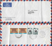 Nepal Cover Mailed To Austria 1975. 2.50R Rate Bhaktapur Stamps - Nepal