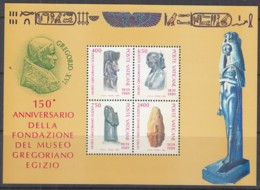 VATIKAN Block 11, Postfrisch **, 150 Jahre Ägyptisches Museum Im Vatikan, 1989 - Blokken & Velletjes