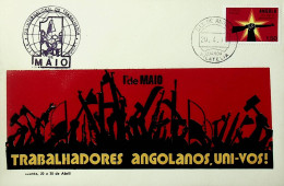 1976 Carimbo Comemorativo Do Dia Internacional Do Trabalho - Angola