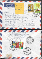 Ethiopia Registered Cover To Germany 1965. QEII Visit Eleanor Roosevelt Stamps - Ethiopie