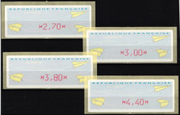 Frankreich Automatenmarken 17 B Postfrisch In Rot Thermopapier #NC167 - Autres & Non Classés
