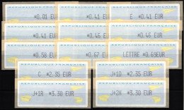 Frankreich Automatenmarken 23 Postfrisch Mit Zudruck #NC154 - Autres & Non Classés