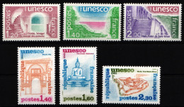 Frankreich Dienstmarken Unesco 21-26 Postfrisch #NC182 - Autres & Non Classés