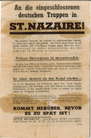 Tract Allié Poche De Saint-Nazaire - Documents Historiques